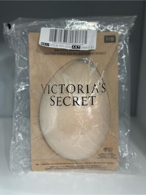 NEW VS Pink Backless Bra Lightly Lined Stick On Nude Beige Size D/DD